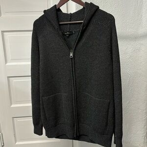 Urban Zen, baggy knitting hoodie, made in Italy, size M-L